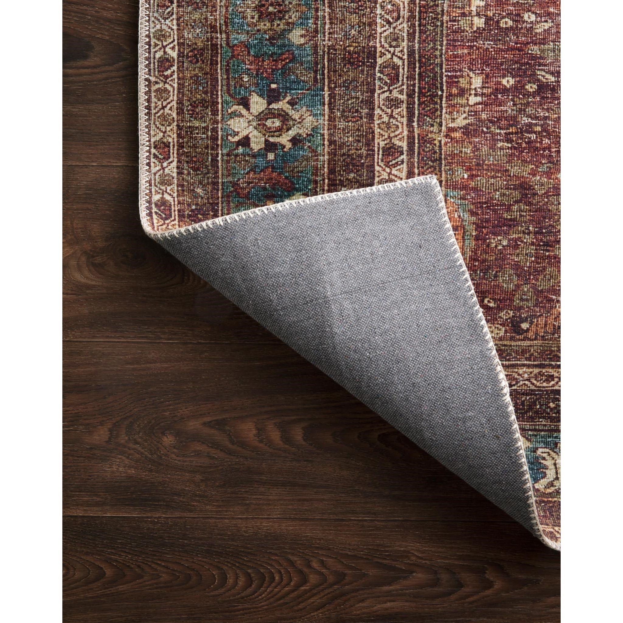 Featuring Layla Brick/Blue Rug by Loloi at Amethyst Home. The Layla Collection is traditional and timeless, with a beautiful lived-in design that captures the spirit of an old-world rug. This traditional power-loomed rug is crafted of 100% polyester with a classic and sophisticated color palette and subtle patina.
Power Loomed100% PolyesterLAY-01 Brick/Blu.  Amethyst Home provides interior design, new home construction design consulting, vintage area rugs, and lighting in the Monterey metro area.