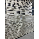 Featuring Bennett Ivory / Charcoal Hand-Knotted Rug by Loloi at Amethyst Home. Dimensional yet soft, the Bennett Ivory / Charcoal Area Rug is hand-knotted of wool, viscose and polyester in India. Featuring a new carve like high-low pile, Bennett has an ivory base with abstract tonal designs. Plus, it's plush underfoot -- a great choice for your office, bedroo.  Amethyst Home provides interior design, new home construction design consulting, vintage area rugs, and lighting in the Austin metro area.