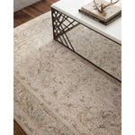 Featuring Loren Sand/Taupe Rug by Loloi at Amethyst Home. Timeless and classic, the Loren Collection offers vintage hand-knotted looks at an affordable price. Created in Turkey using the most advanced rug-making technology, these printed designs provide a textured effect by portraying every single individual knot on a soft polyester base.
Power Loomed100% Po.  Amethyst Home provides interior design, new home construction design consulting, vintage area rugs, and lighting in the Seattle metro area.