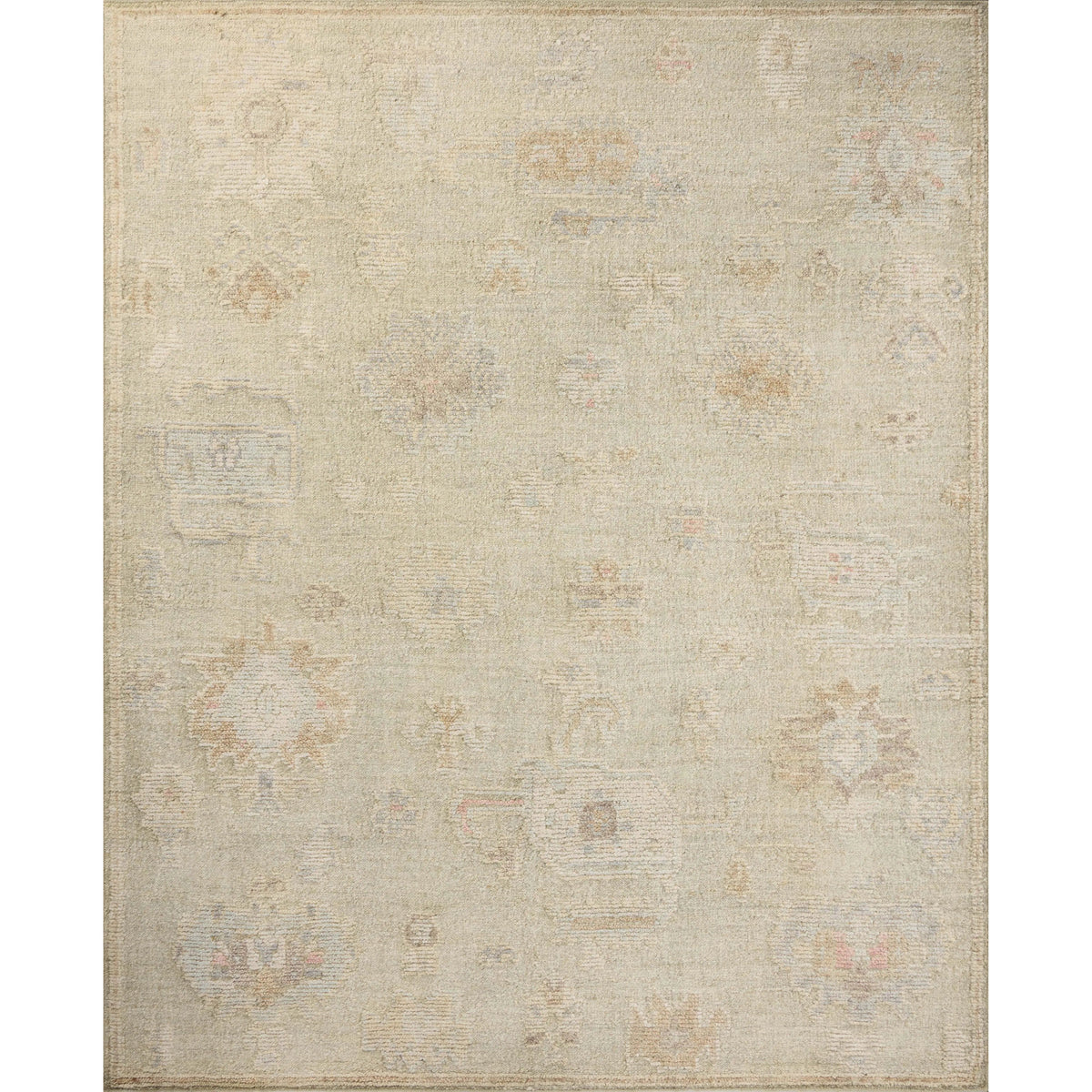Adelaide Sage / Multi Hand-Knotted Rug