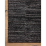 Featuring Amber Lewis x Loloi Lou Charcoal Rug by Loloi at Amethyst Home. Sleek and modern, the Lou Collection is a luxurious hand-loomed area rug by Amber Lewis x Loloi. While the rug presents a minimal aesthetic, up close, it has a broken stripe pattern that creates a slightly ribbed effect. It’s made with a blend of wool and viscose that’s soft and durab. Amethyst Home provides interior design, new home construction design consulting, vintage area rugs, and lighting in the Calabasas metro area.