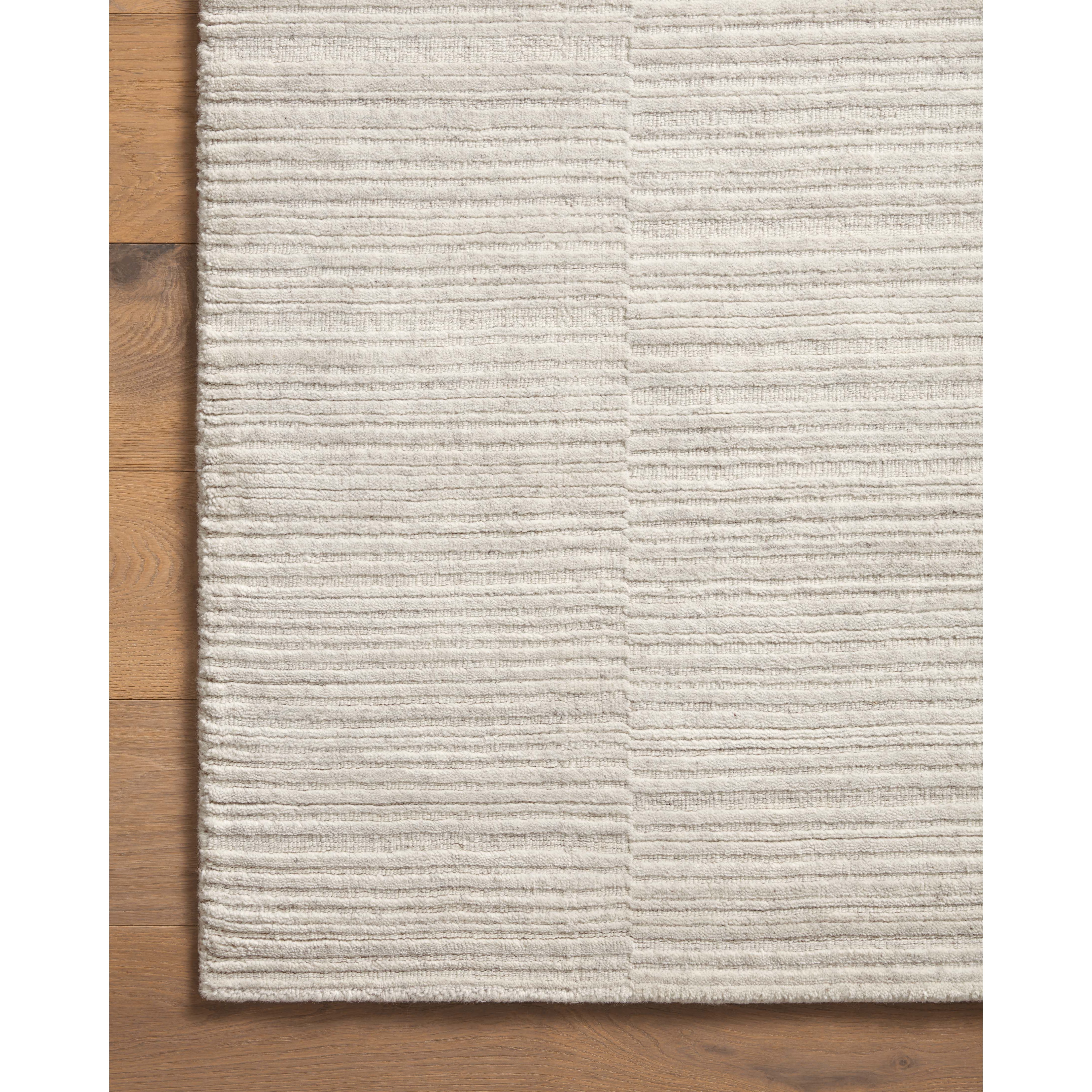 Featuring Amber Lewis x Loloi Lou Ivory Rug by Loloi at Amethyst Home. Sleek and modern, the Lou Collection is a luxurious hand-loomed area rug by Amber Lewis x Loloi. While the rug presents a minimal aesthetic, up close, it has a broken stripe pattern that creates a slightly ribbed effect. It’s made with a blend of wool and viscose that’s soft and durable,. Amethyst Home provides interior design, new home construction design consulting, vintage area rugs, and lighting in the Park City metro area.