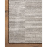 Featuring Amber Lewis x Loloi Lou Mist Rug by Loloi at Amethyst Home. Sleek and modern, the Lou Collection is a luxurious hand-loomed area rug by Amber Lewis x Loloi. While the rug presents a minimal aesthetic, up close, it has a broken stripe pattern that creates a slightly ribbed effect. It’s made with a blend of wool and viscose that’s soft and durable, an e. Amethyst Home provides interior design, new home construction design consulting, vintage area rugs, and lighting in the Miami metro area.