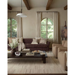 Featuring Amber Lewis x Loloi Rocky Natural / Fog Rug by Loloi at Amethyst Home. The Rocky Collection area rug by Amber Lewis x Loloi is uniquely hand-tufted with undyed wool to create a subtle and natural color contrast. With a medium pile and neutral palette, the Rocky Collection can be a refreshing foundation in living rooms, bedrooms, and dens. The rug’s M. Amethyst Home provides interior design, new home construction design consulting, vintage area rugs, and lighting in the Dallas metro area.