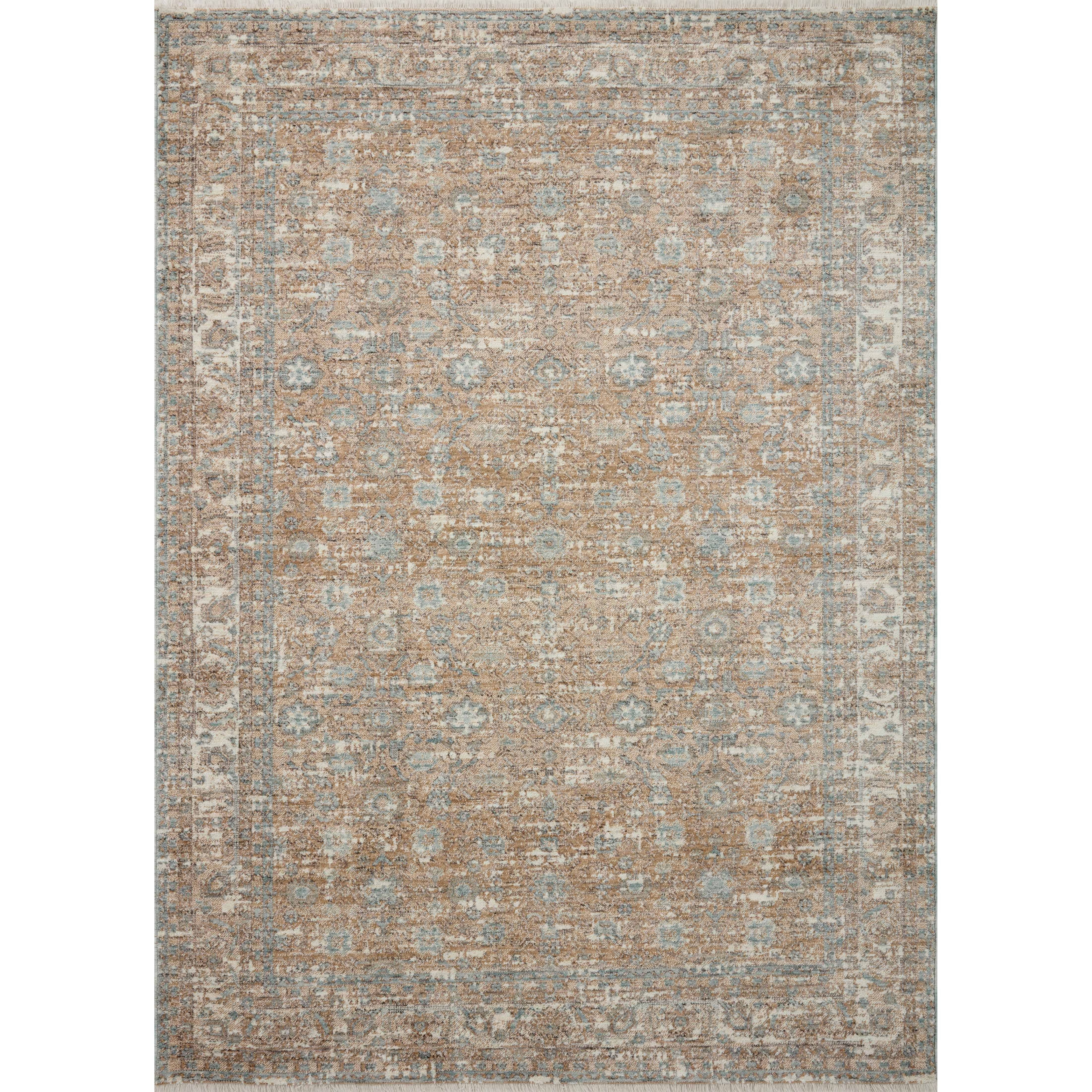 Featuring Angela Rose x Loloi Blake Sand / Sky Rug by Loloi at Amethyst Home. Designed in an expertly distressed antique style, the Angela Rose x Loloi Blake Sand / Sky Rug features traditional motifs that have softened into the background, making it an effortless neutral in any room. Muted earth-toned palettes complement a range of furniture, while subtle cream-colored fringe at the edges add . Amethyst Home provides interior design services, furniture, rugs, and lighting in the Omaha metro area.