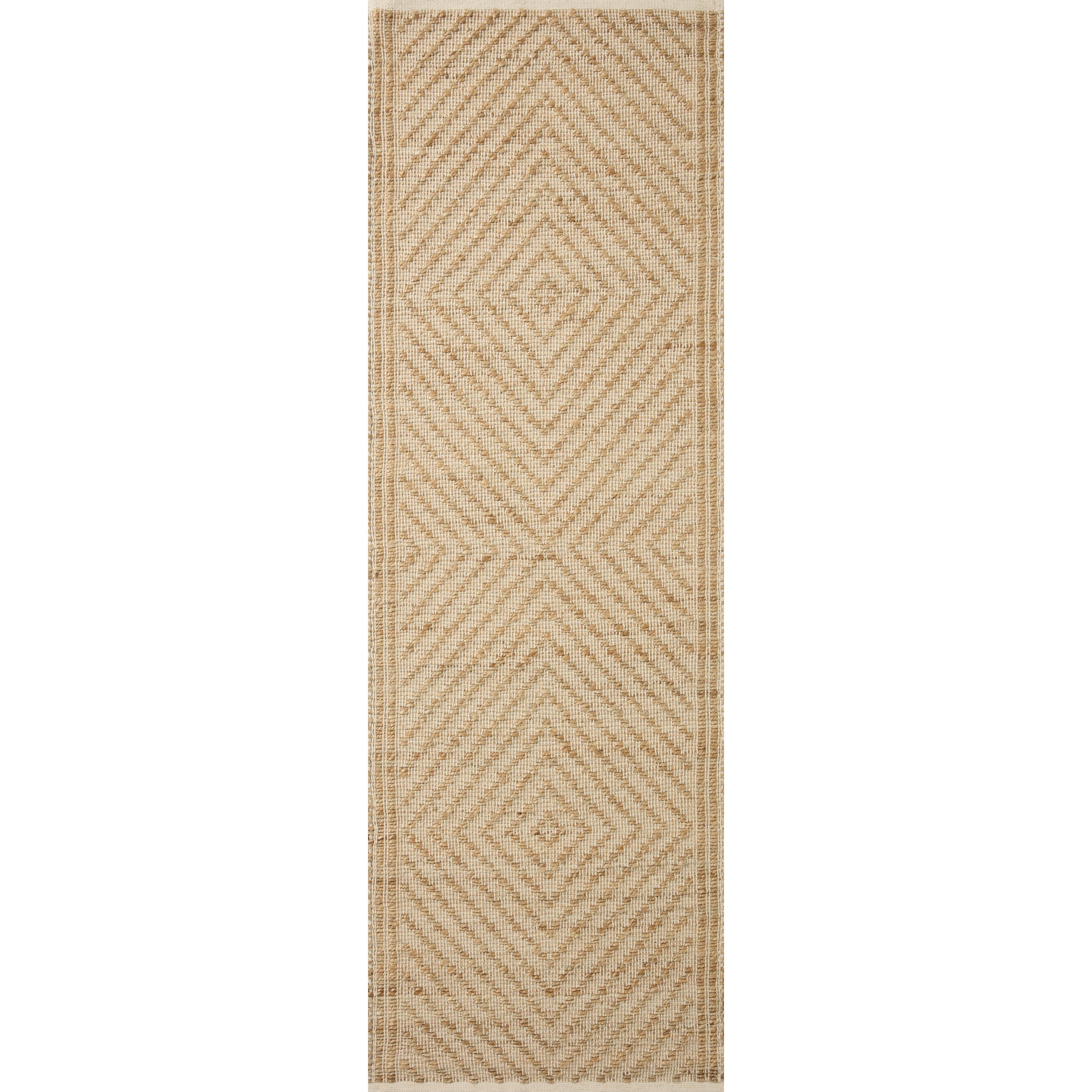 Featuring Angela Rose x Loloi Colton Natural / Ivory Rug by Loloi at Amethyst Home. The Angela Rose x Loloi Colton Natural / Ivory Rug is a new take on the staple jute rug, blended with cotton for added softness. In a range of linear designs in modern earth tones, Colton can add visual interest to a room or serve as a gently textured neutral. This collection is hand-woven in India and GoodWea. Amethyst Home provides interior design services, furniture, rugs, and lighting in the Seattle metro area.
