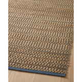 Featuring Angela Rose x Loloi Colton Natural / Navy Rug by Loloi at Amethyst Home. The Angela Rose x Loloi Colton Natural / Navy Rug is a new take on the staple jute rug, blended with cotton for added softness. In a range of linear designs in modern earth tones, Colton can add visual interest to a room or serve as a gently textured neutral. This collection is hand-woven in India and GoodW. Amethyst Home provides interior design services, furniture, rugs, and lighting in the Kansas City metro area.