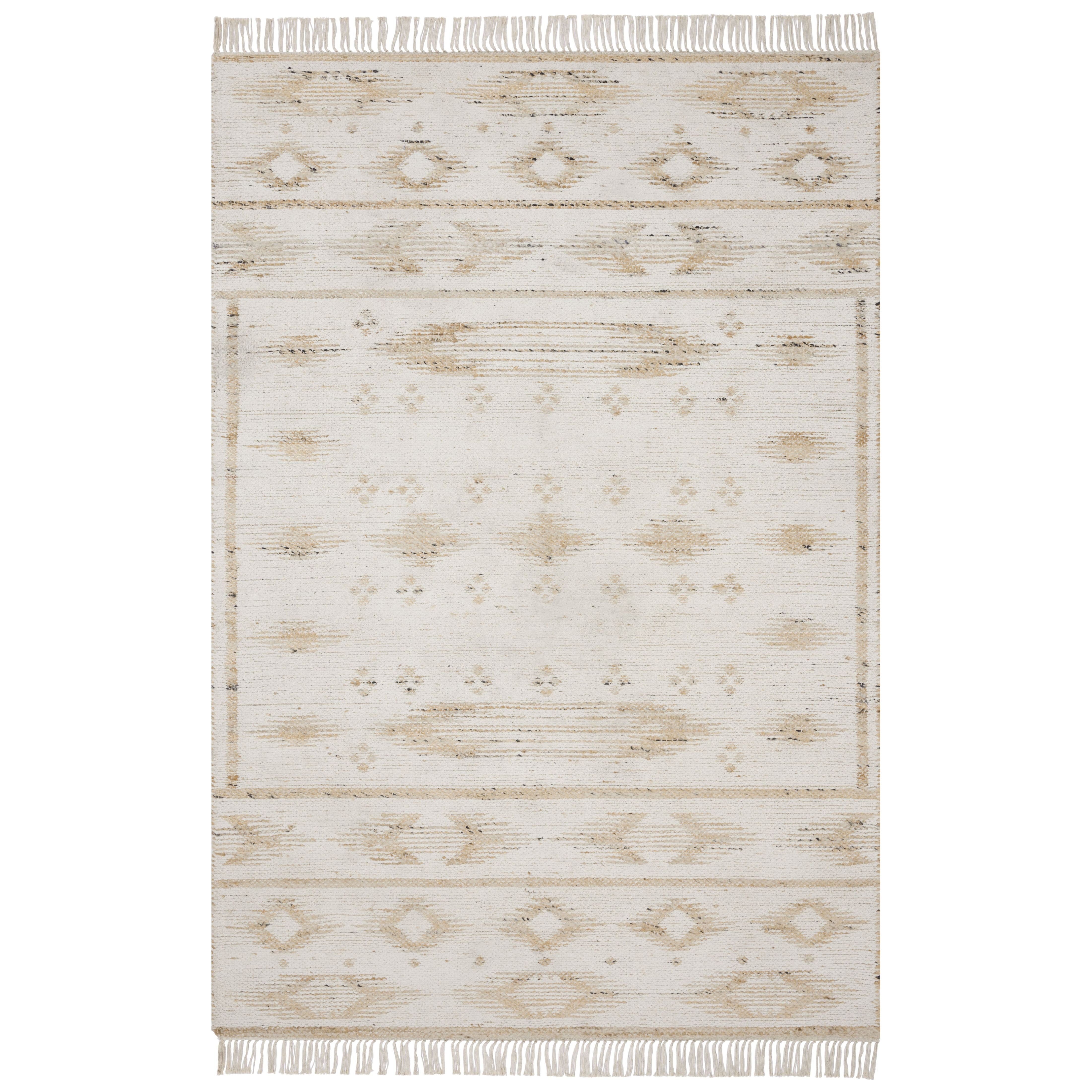 Featuring Angela Rose x Loloi Rivers Natural / Ivory Rug by Loloi at Amethyst Home. The Rivers Natural / Ivory rug by Angela Rose x Loloi is a modern flatweave area rug with a reversible design featuring symmetrical motifs. Woven of wool, cotton, and jute, Rivers combines natural materials with an airy, natural aesthetic. The soft colors of the rug create a wa. Amethyst Home provides interior design, new home construction design consulting, vintage area rugs, and lighting in the Austin metro area.