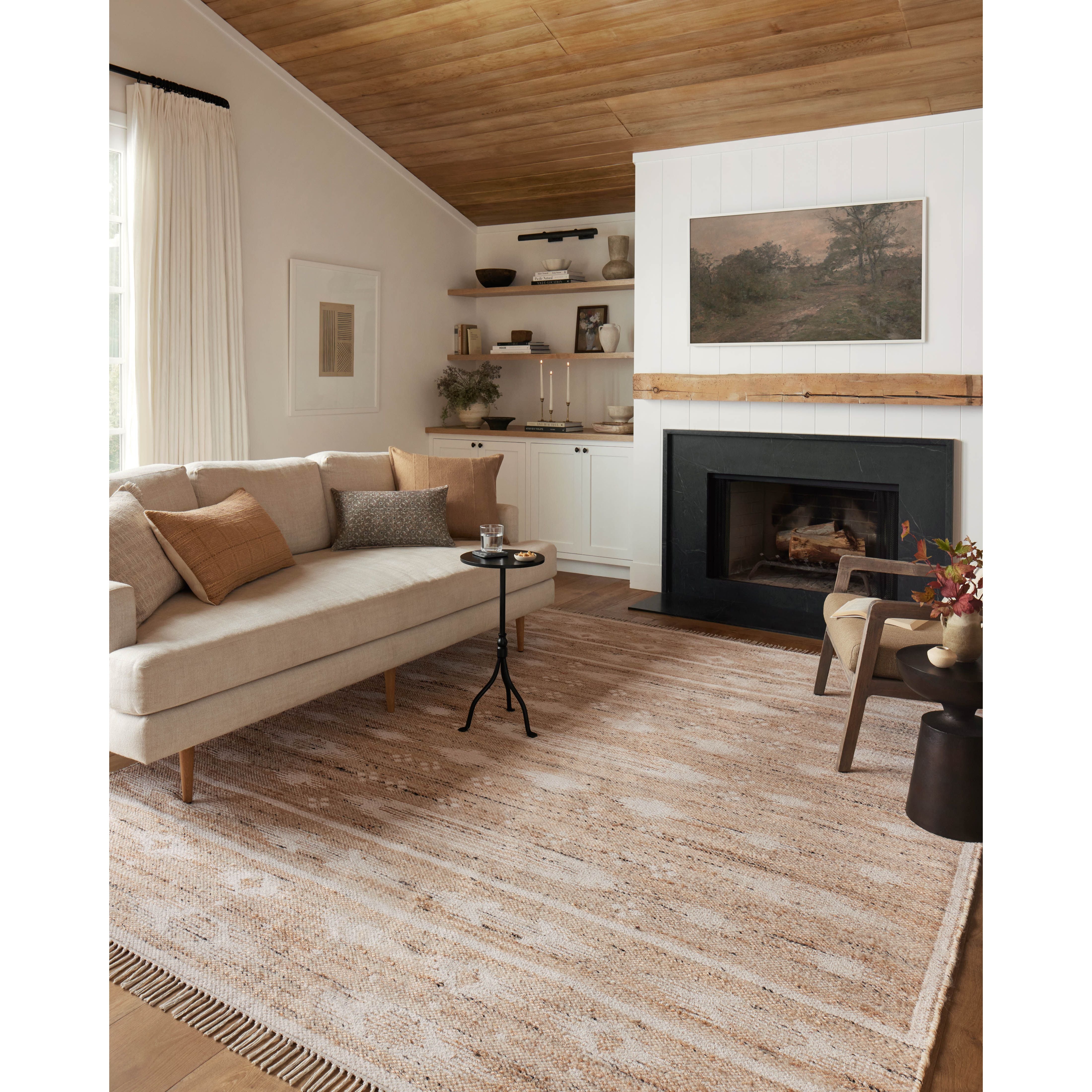 Featuring Angela Rose x Loloi Rivers Natural / Ivory Rug by Loloi at Amethyst Home. The Rivers Natural / Ivory rug by Angela Rose x Loloi is a modern flatweave area rug with a reversible design featuring symmetrical motifs. Woven of wool, cotton, and jute, Rivers combines natural materials with an airy, natural aesthetic. The soft colors of the rug create a . Amethyst Home provides interior design, new home construction design consulting, vintage area rugs, and lighting in the Monterey metro area.