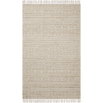 Featuring Angela Rose x Loloi Rivers Sand / Ivory Rug by Loloi at Amethyst Home. The Rivers Sand / Ivory rug by Angela Rose x Loloi is a modern flatweave area rug with a reversible design featuring symmetrical motifs. Woven of wool, cotton, and jute, Rivers combines natural materials with an airy, natural aesthetic. The soft colors of the rug create a w. Amethyst Home provides interior design, new home construction design consulting, vintage area rugs, and lighting in the Winter Garden metro area.