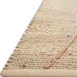 Featuring Bodhi Ivory / Natural BOD-01 Rug by Loloi at Amethyst Home. A tonal approach to Moroccan-inspired rugs, the Bodhi Ivory / Natural rug from Loloi is hand-woven of 100% jute by skilled artisans. This rug features linear and braided details, creating natural variations that make a subtle yet striking statement.
The Bodhi rug would be a great addition for an entryway, living . Amethyst Home provides interior design, new construction, custom furniture, and rugs for the Kansas City metro area.