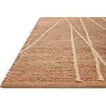 Featuring Bodhi Natural / Ivory BOD-03 Rug by Loloi at Amethyst Home. A tonal approach to Moroccan-inspired rugs, the Bodhi Natural / Ivory rug from Loloi is hand-woven of 100% jute by skilled artisans. This rug features linear and braided details, creating natural variations that make a subtle yet striking statement.
The Bodhi rug would be a great addition for an entryway, living room. Amethyst Home provides interior design, new construction, custom furniture, and rugs for the Chicago metro area.
