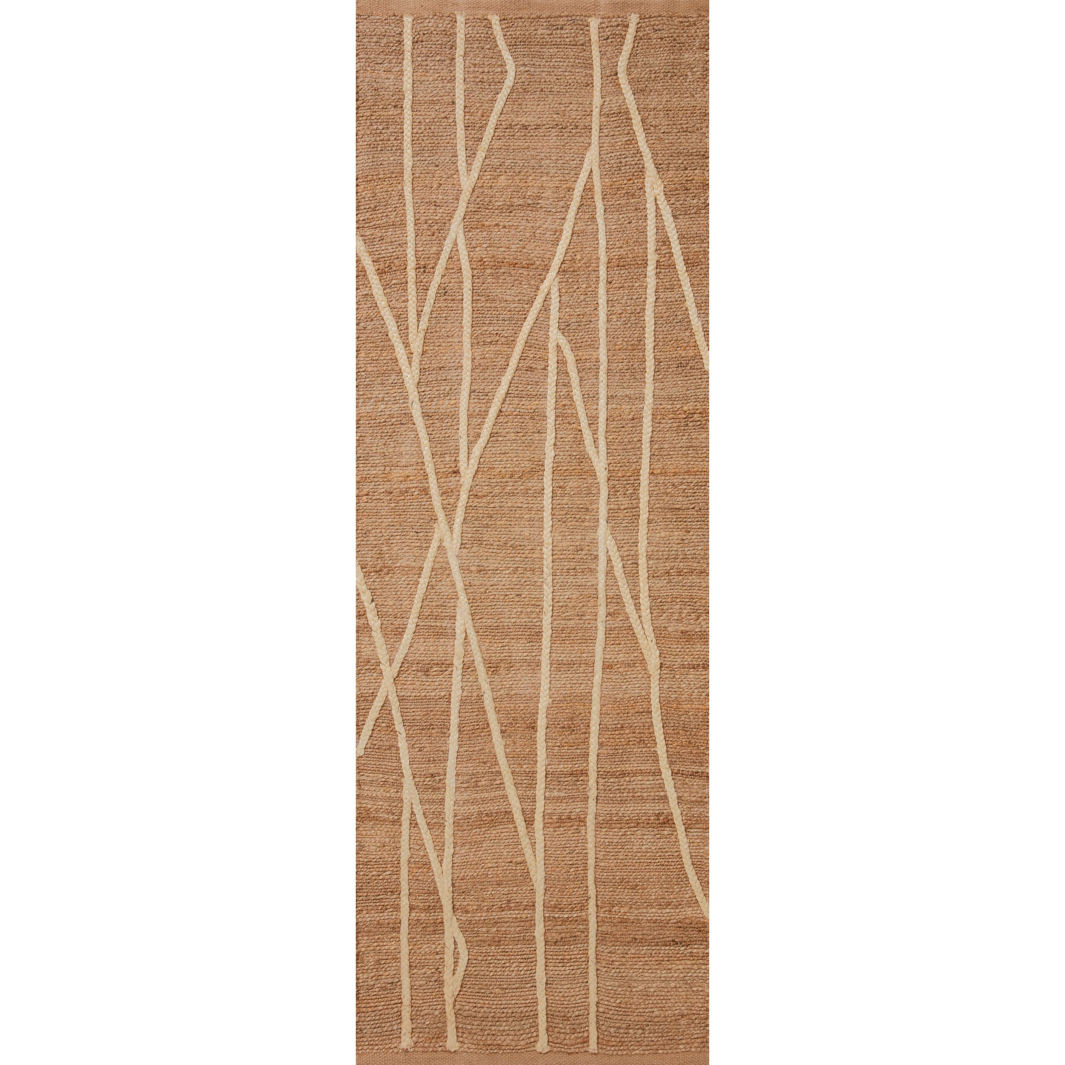 Featuring Bodhi Natural / Ivory BOD-03 Rug by Loloi at Amethyst Home. A tonal approach to Moroccan-inspired rugs, the Bodhi Natural / Ivory rug from Loloi is hand-woven of 100% jute by skilled artisans. This rug features linear and braided details, creating natural variations that make a subtle yet striking statement.
The Bodhi rug would be a great addition for an entryway, living ro. Amethyst Home provides interior design, new construction, custom furniture, and rugs for the Nashville metro area.