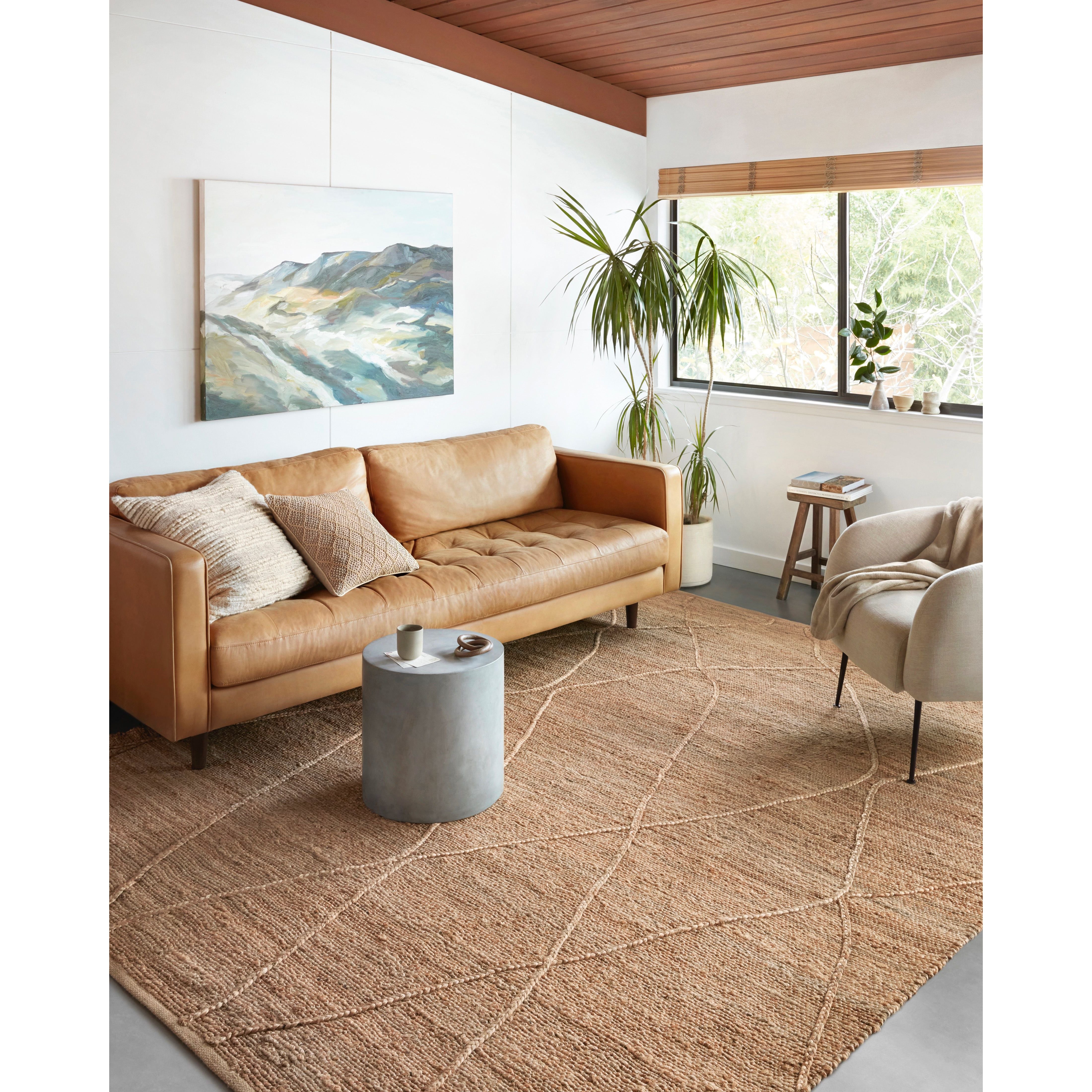 Featuring Bodhi Natural / Natural BOD-05 Rug by Loloi at Amethyst Home. A tonal approach to Moroccan-inspired rugs, the Bodhi Natural / Natural rug from Loloi is hand-woven of 100% jute by skilled artisans. This rug features linear and braided details, creating natural variations that make a subtle yet striking statement.
The Bodhi rug would be a great addition for . Amethyst Home provides interior design, new construction, custom furniture, and rugs for the Omaha and Lincoln, Nebraska metro area.