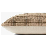 Featuring Calista Tan / Slate Pillow by Loloi at Amethyst Home. This pillow was curated to celebrate a wabi sabi, handmade design aesthetic.. Amethyst Home provides interior design, new home construction design consulting, vintage area rugs, and lighting in the Tampa metro area.