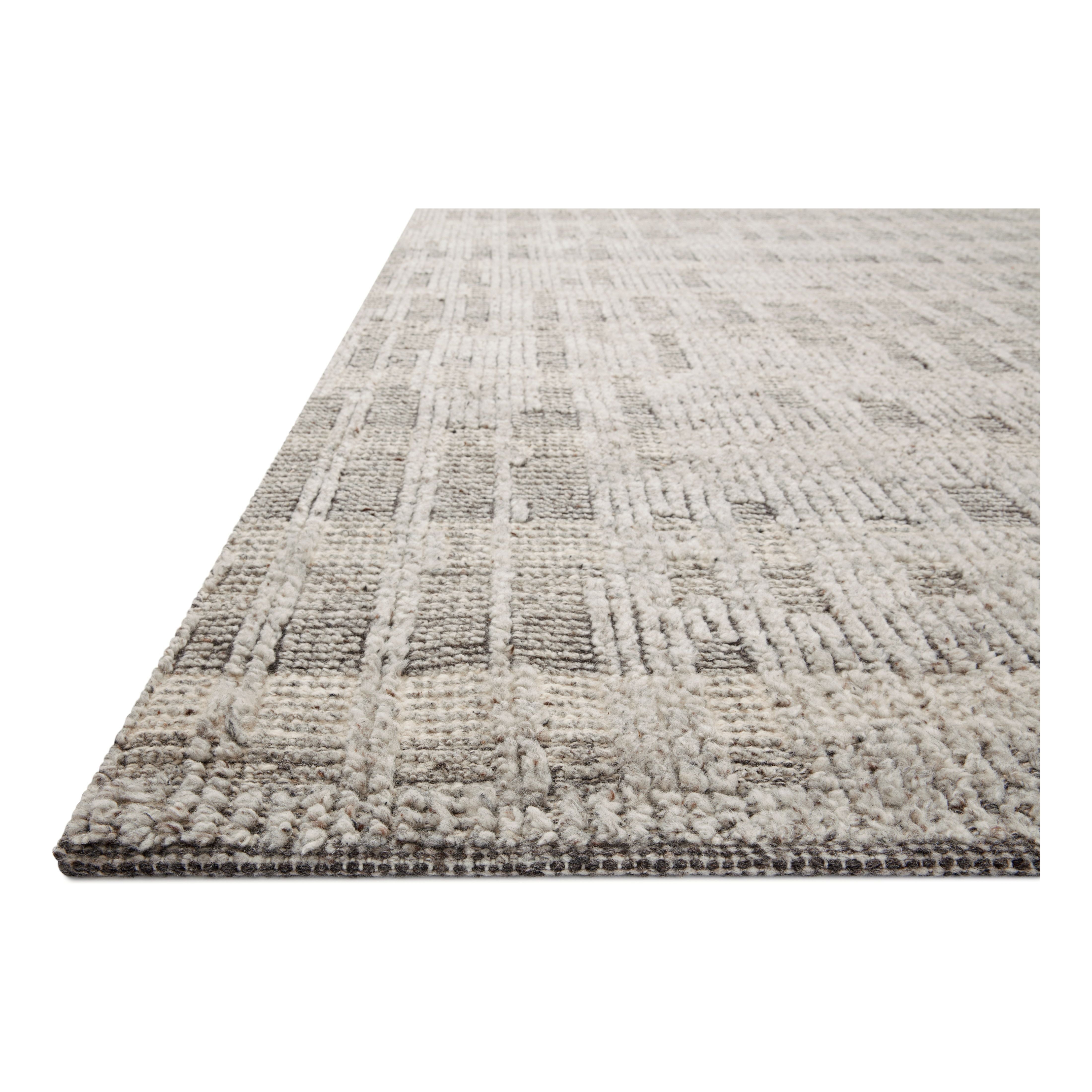 Featuring Carrier & Company x Loloi Vestry Stone / Charcoal Hand-Knotted Rug by Loloi at Amethyst Home. Hand Knotted97% Wool | 3% Other FiberVES-02 Stone / CharcoalPile Height: 0.38"Clean spills immediately by blotting with a clean, white sponge or cloth. Professional cleaning recommended. Appropriate rug pad is highly recommended on all surfaces to preven. Amethyst Home provides interior design, new home construction design consulting, vintage area rugs, and lighting in the Washington metro area.