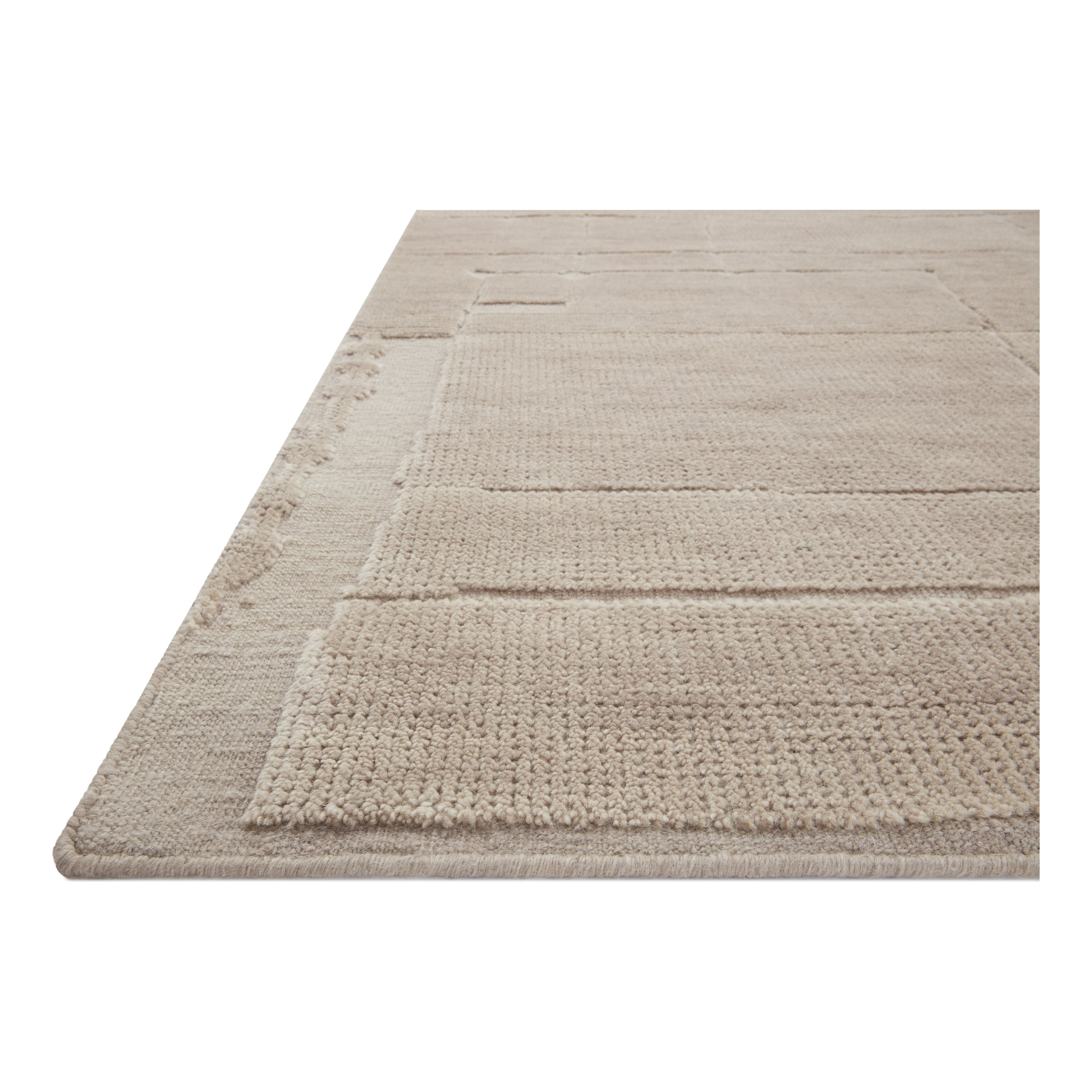 Featuring Carrier & Company x Loloi Walker Pebble Hand-Knotted Rug by Loloi at Amethyst Home. Beautiful tonal rug that is soft to the touch!
Hand KnottedWool | Cotton | Other FibersWAL-01 PebblePile Height: 0.38"
Clean spills immediately by blotting with a clean, white sponge or cloth. Professional cleaning recommended. Appropriate rug pad is highly recomm. Amethyst Home provides interior design, new home construction design consulting, vintage area rugs, and lighting in the Alpharetta metro area.