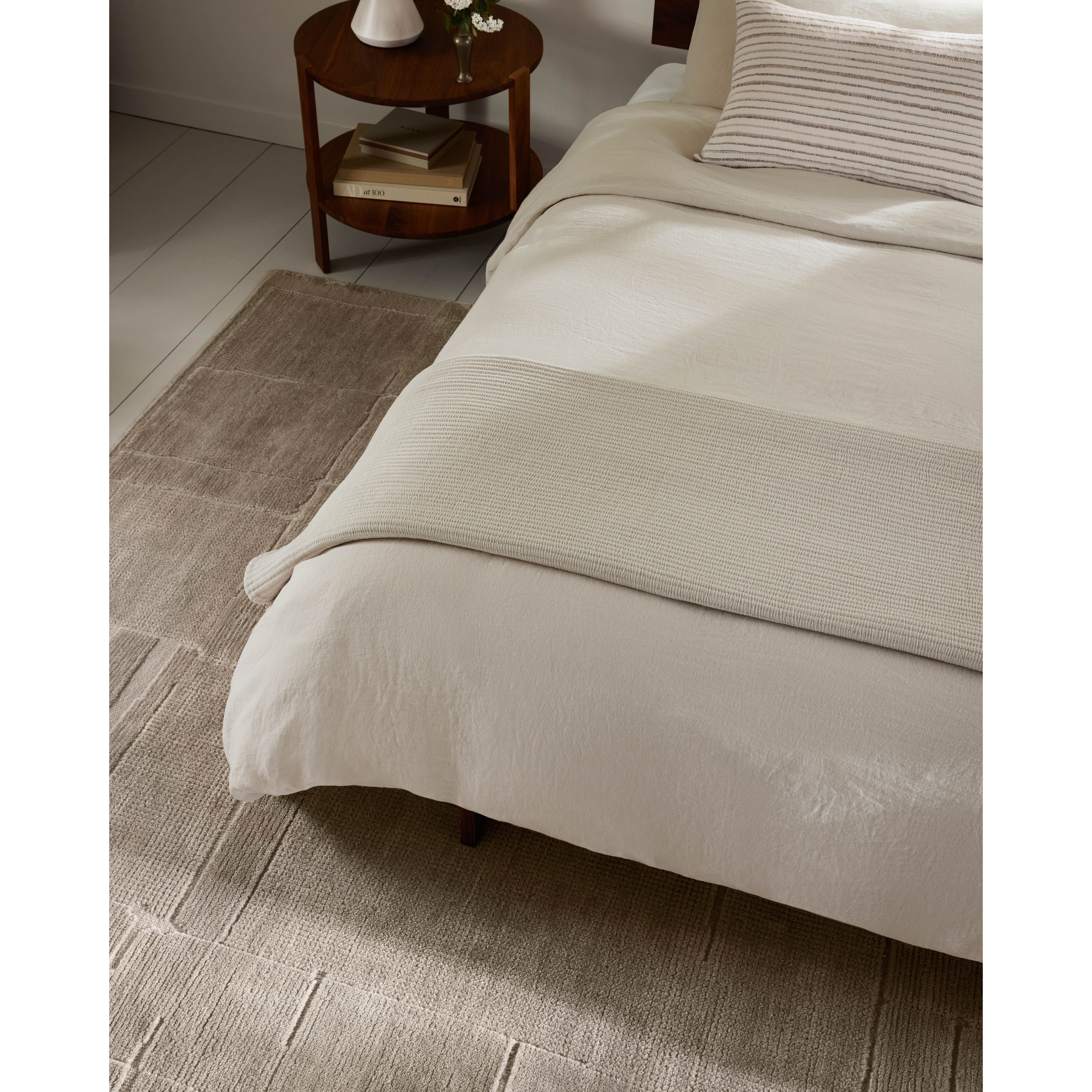 Featuring Carrier & Company x Loloi Walker Pebble Hand-Knotted Rug by Loloi at Amethyst Home. Beautiful tonal rug that is soft to the touch!
Hand KnottedWool | Cotton | Other FibersWAL-01 PebblePile Height: 0.38"
Clean spills immediately by blotting with a clean, white sponge or cloth. Professional cleaning recommended. Appropriate rug pad is highly recom. Amethyst Home provides interior design, new home construction design consulting, vintage area rugs, and lighting in the Los Angeles metro area.