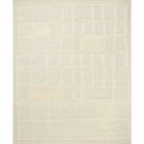 Featuring Cassian Ivory Rug by Loloi at Amethyst Home. The Cassian Ivory Rug is a hand-woven wool and cotton area rug with an asymmetrical gridded pattern and high-low texture. The rug’s higher, shaggy pile takes cues from Moroccan designs, while the neutral colors and natural materials make it a cozy addition to any space, especially living rooms and den. Amethyst Home provides interior design, new home construction design consulting, vintage area rugs, and lighting in the Kansas City metro area.