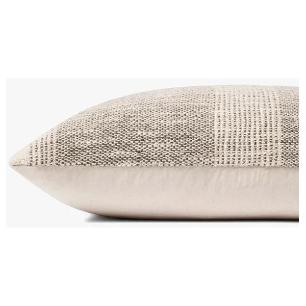 Featuring Charcoal / Ivory Pillow by Loloi at Amethyst Home. This pillow was curated to celebrate a wabi sabi, handmade design aesthetic.
Closure: Hidden FlapEdge Treatment: Knife EdgeBack Color: Natural Canvas/Duck Cloth. Amethyst Home provides interior design, new home construction design consulting, vintage area rugs, and lighting in the Salt Lake City metro area.