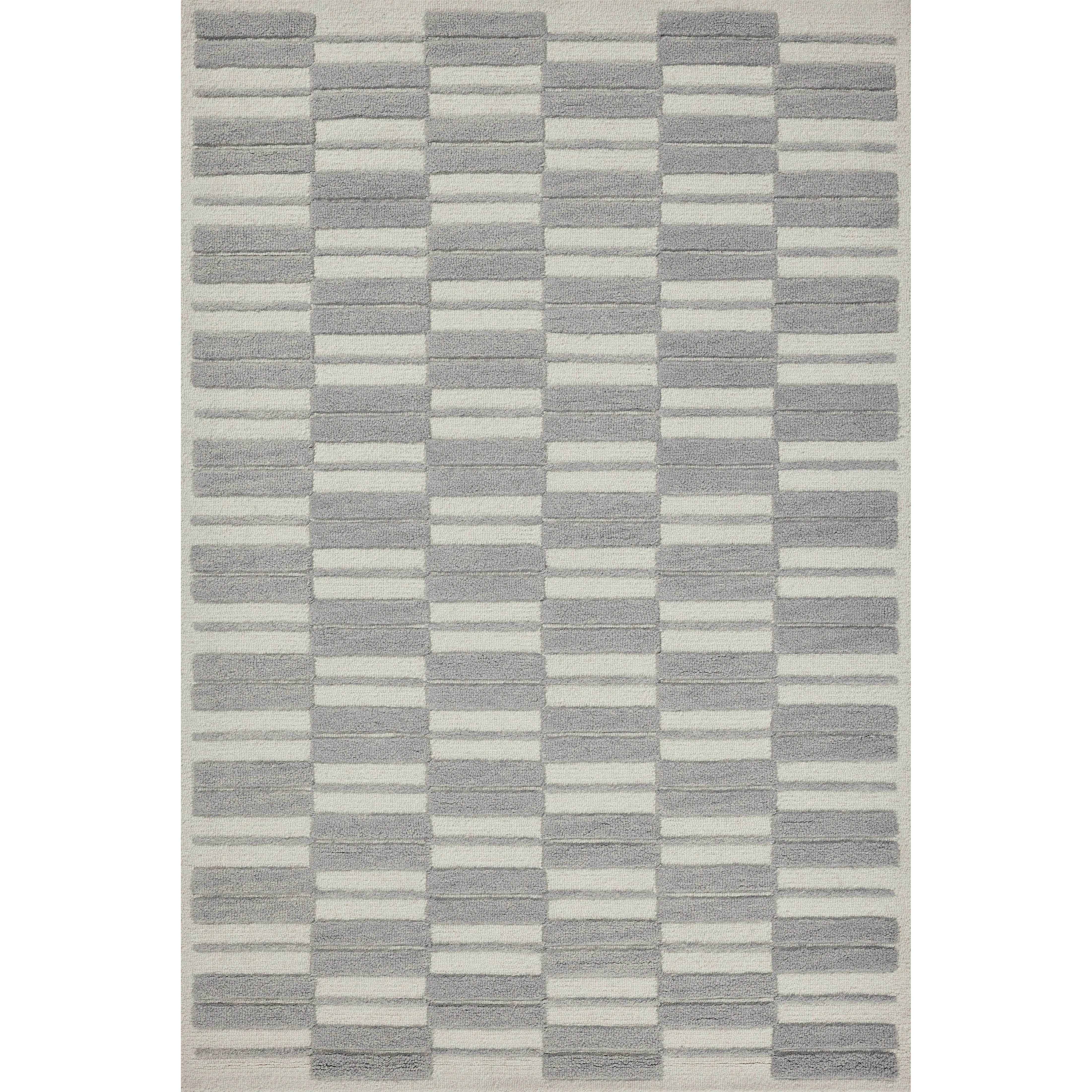Featuring Chris Loves Julia x Loloi Bradley Ivory / Grey Rug by Loloi at Amethyst Home. The Bradley Collection from Chris Loves Julia x Loloi takes the classic striped rug to new heights. This hand-tufted, 100% wool collection features two-toned linear patterns with alternating high-low pile. Bradley is GoodWeave-certified, ensuring our commitment to ethical pr. Amethyst Home provides interior design, new home construction design consulting, vintage area rugs, and lighting in the Omaha metro area.