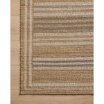 Featuring Chris Loves Julia x Loloi Judy Natural / Dove Rug by Loloi at Amethyst Home. Hand Woven76% Jute l 24% CottonJUD-03 Natural / DovePile Height: 0.5". Amethyst Home provides interior design, new home construction design consulting, vintage area rugs, and lighting in the Portland metro area.