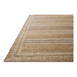 Featuring Chris Loves Julia x Loloi Judy Natural / Dove Rug by Loloi at Amethyst Home. Hand Woven76% Jute l 24% CottonJUD-03 Natural / DovePile Height: 0.5". Amethyst Home provides interior design, new home construction design consulting, vintage area rugs, and lighting in the San Diego metro area.