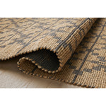 Featuring Chris Loves Julia x Loloi Judy Natural / Graphite Rug by Loloi at Amethyst Home. Hand Woven76% Jute l 24% CottonJUD-05 Natural / GraphitePile Height: 0.5". Amethyst Home provides interior design, new home construction design consulting, vintage area rugs, and lighting in the Calabasas metro area.