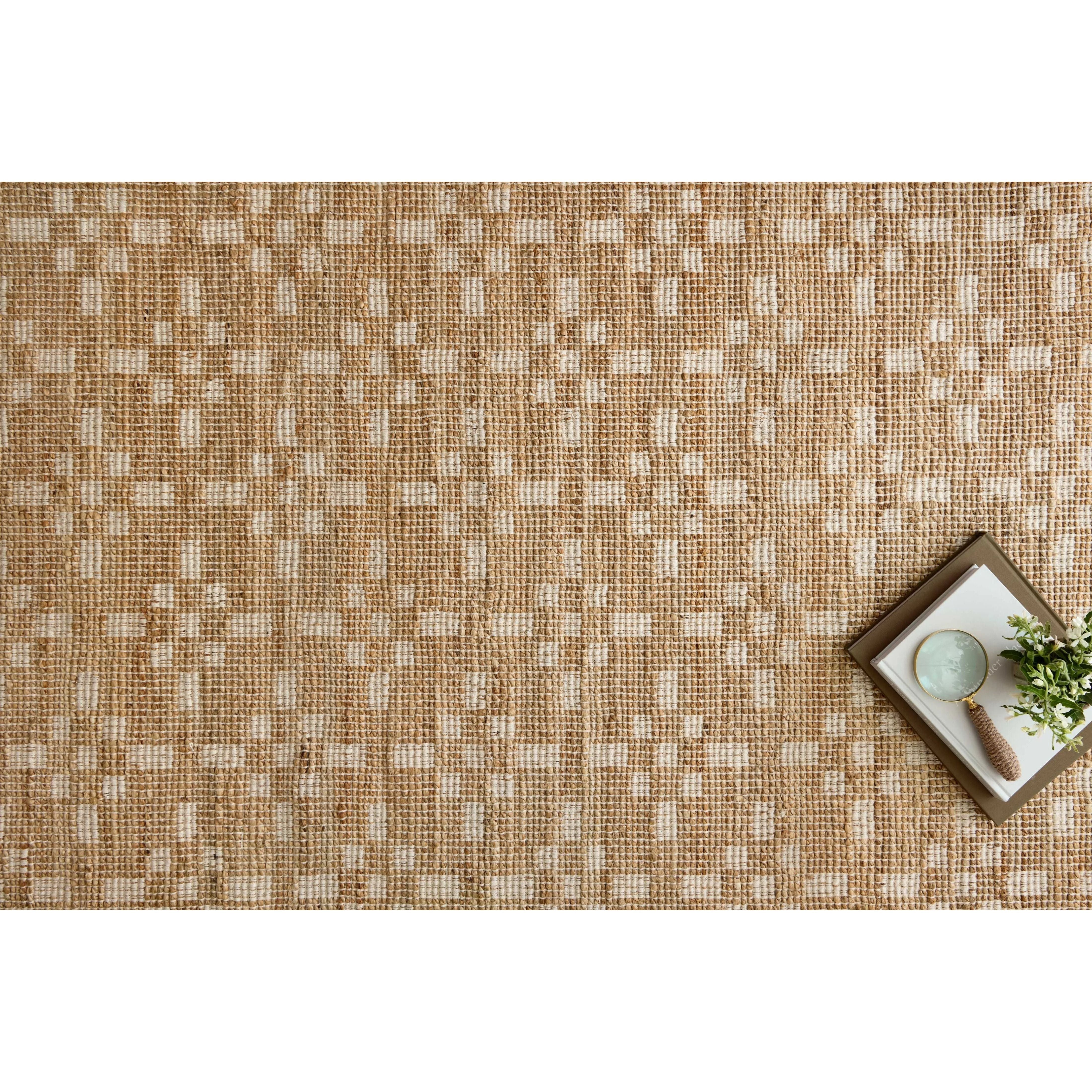 Featuring Chris Loves Julia x Loloi Judy Natural / Ivory Rug by Loloi at Amethyst Home. Soft texture meets fresh appeal in this signature rug collaboration from Chris Loves Julia and Loloi. This rug is handmade with a striking geometric pattern that grounds its minimalist motifs in natural tones. The jute-forward blend offers a supple yet sturdy tread . Amethyst Home provides interior design, new home construction design consulting, vintage area rugs, and lighting in the Salt Lake City metro area.