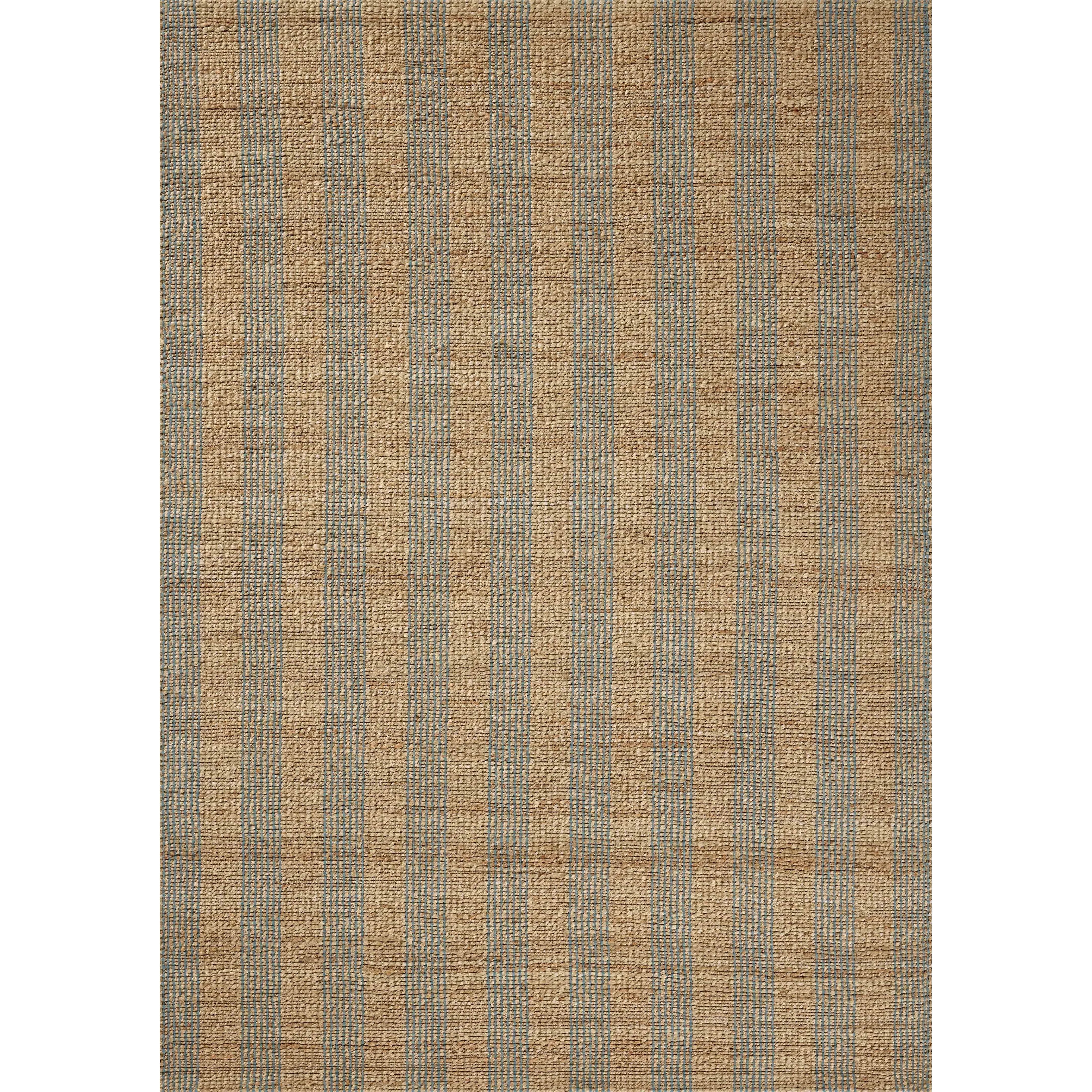 Featuring Chris Loves Julia x Loloi Judy Natural / Sky Rug by Loloi at Amethyst Home. Hand Woven76% Jute l 24% CottonJUD-04 Natural / SkyPile Height: 0.5". Amethyst Home provides interior design, new home construction design consulting, vintage area rugs, and lighting in the Monterey metro area.