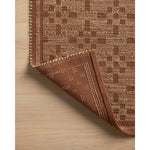 Featuring Chris Loves Julia x Loloi Judy Natural / Spice Rug by Loloi at Amethyst Home. Hand Woven76% Jute l 24% CottonJUD-07 Natural / SpicePile Height: 0.5". Amethyst Home provides interior design, new home construction design consulting, vintage area rugs, and lighting in the Kansas City metro area.