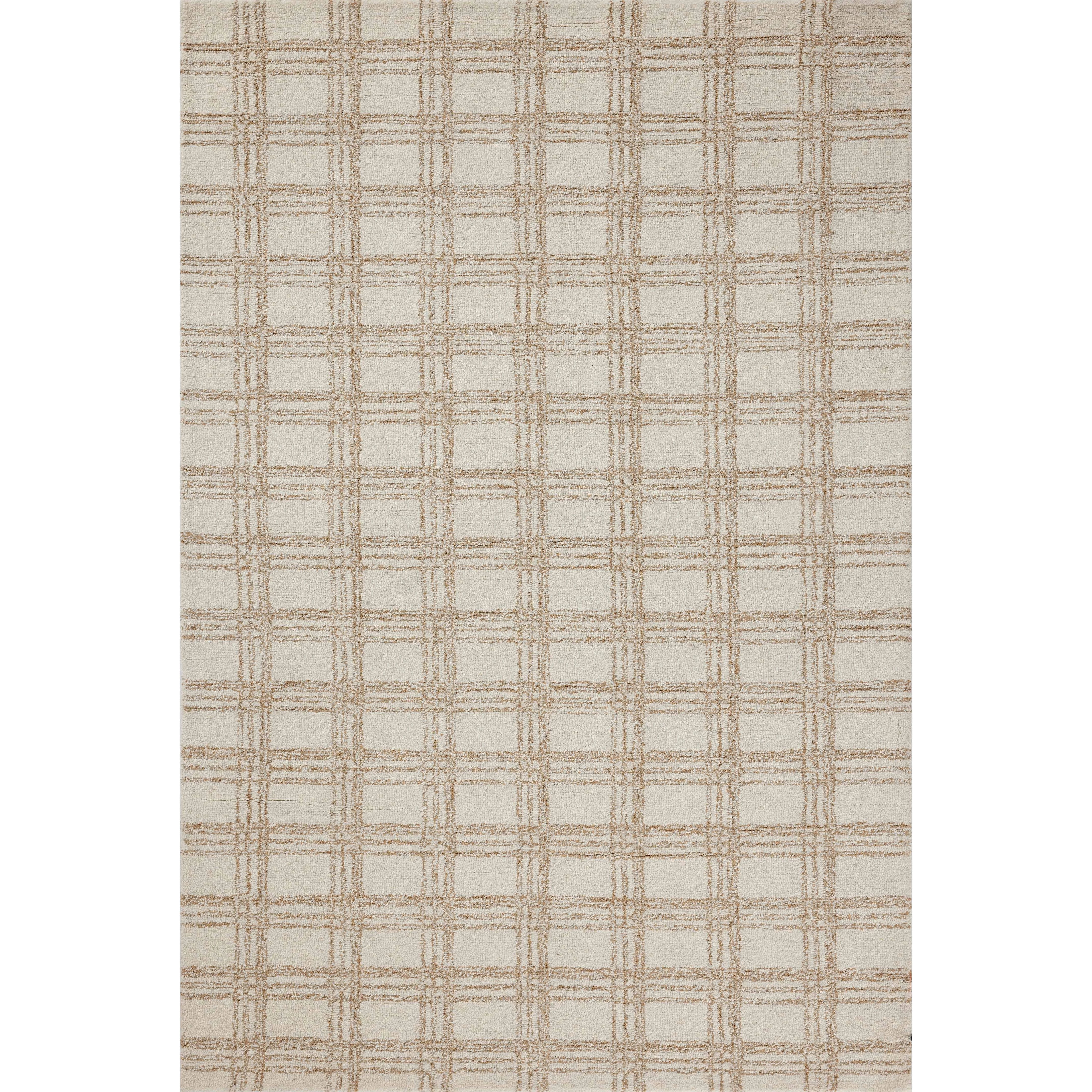 Featuring Chris Loves Julia x Loloi Polly Cream / Sand Rug by Loloi at Amethyst Home. Hand-tufted of wool and jute pile, the Polly collection for Chris Loves Julia x Loloi brings a fresh take on modern yet classic designs. With striking gridded designs toned down by a neutral color palette, Polly is a timeless choice for any room. Polly is also GoodWeave certif. Amethyst Home provides interior design, new home construction design consulting, vintage area rugs, and lighting in the Omaha metro area.