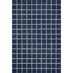 Featuring Chris Loves Julia x Loloi Polly Navy / Silver Rug by Loloi at Amethyst Home. Hand-tufted of wool and jute pile, the Polly collection for Chris Loves Julia x Loloi brings a fresh take on modern yet classic designs. With striking gridded designs toned down by a neutral color palette, Polly is a timeless choice for any room. Polly is also GoodWeave c. Amethyst Home provides interior design, new home construction design consulting, vintage area rugs, and lighting in the Charlotte metro area.