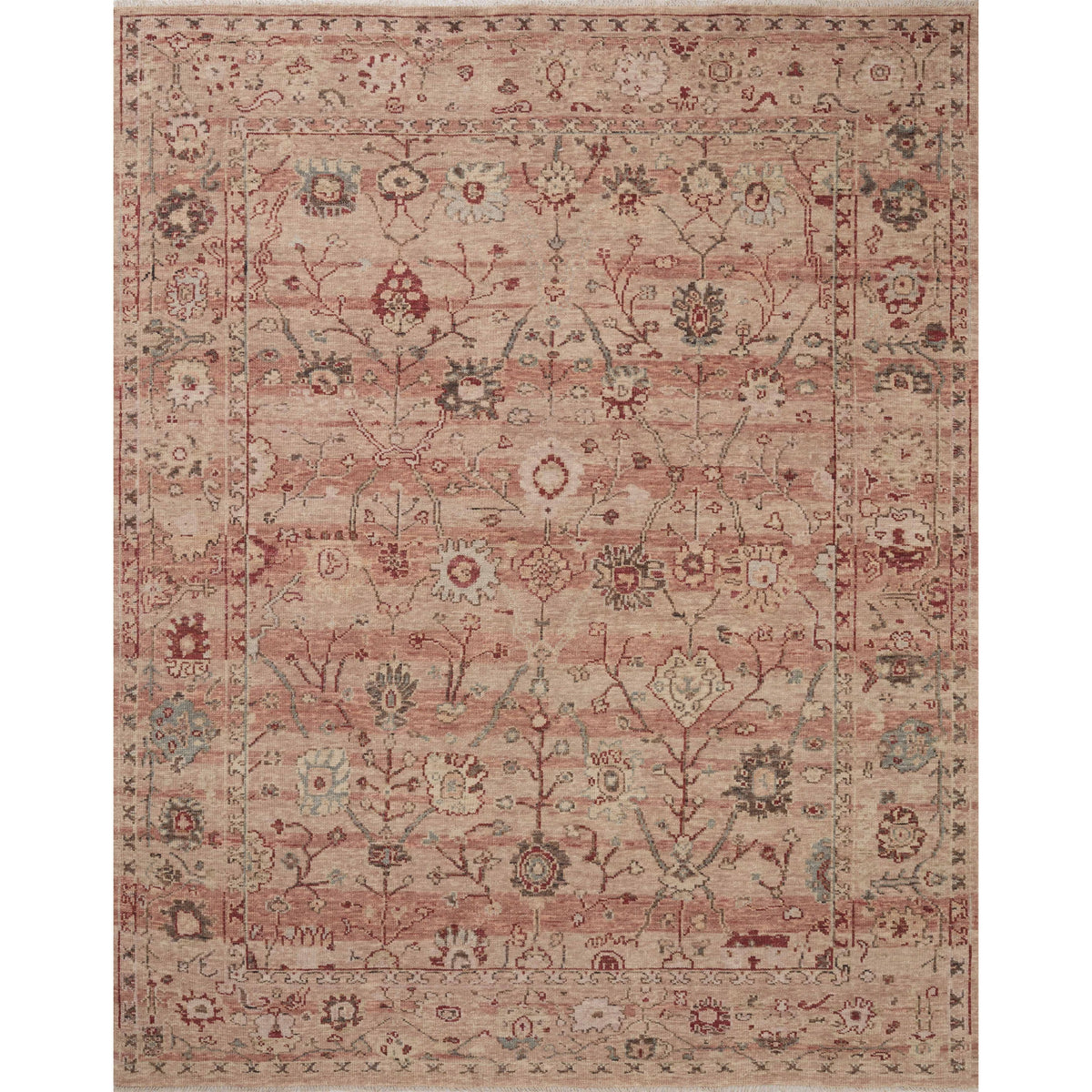 Dominic Clay / Rust Hand-Knotted Rug