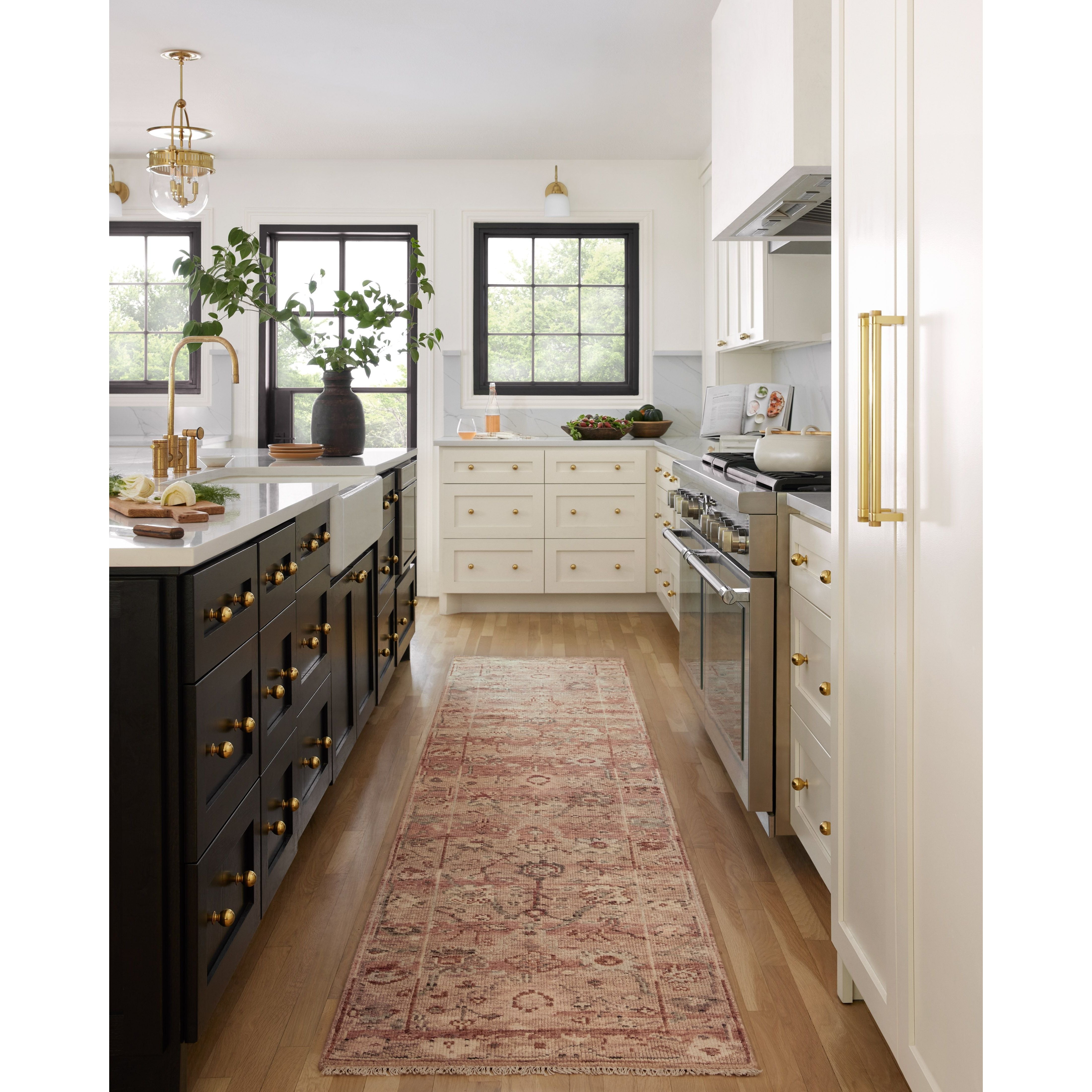 Featuring Dominic Clay / Rust Hand-Knotted Rug by Loloi at Amethyst Home. The hand-knotted Dominic Collection features loose, freeform motifs that give the rug a sense of depth and romance. Dominic’s shade-shifting palette is based on the horizontal lines of varying tones you’d encounter in antique Persian rugs. This GoodWeave certified collection is made of wool and cotton in India, ensu. Amethyst Home provides interior design, new construction, custom furniture, and rugs for Nashville metro area