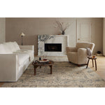 Featuring Dominic Dove / Denim Hand-Knotted Rug by Loloi at Amethyst Home. The hand-knotted Dominic Dove / Denim rug features loose, freeform motifs that give the rug a sense of depth and romance. Dominic’s shade-shifting palette is based on the horizontal lines of varying tones you’d encounter in antique Persian rugs. This GoodWeave certified collection is made of wool and cotton in India, . Amethyst Home provides interior design, new construction, custom furniture, and rugs for Dallas metro area