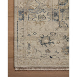 Featuring Dominic Dove / Denim Hand-Knotted Rug by Loloi at Amethyst Home. The hand-knotted Dominic Dove / Denim rug features loose, freeform motifs that give the rug a sense of depth and romance. Dominic’s shade-shifting palette is based on the horizontal lines of varying tones you’d encounter in antique Persian rugs. This GoodWeave certified collection is made of wool and cotton in India, . Amethyst Home provides interior design, new construction, custom furniture, and rugs for Dallas metro area