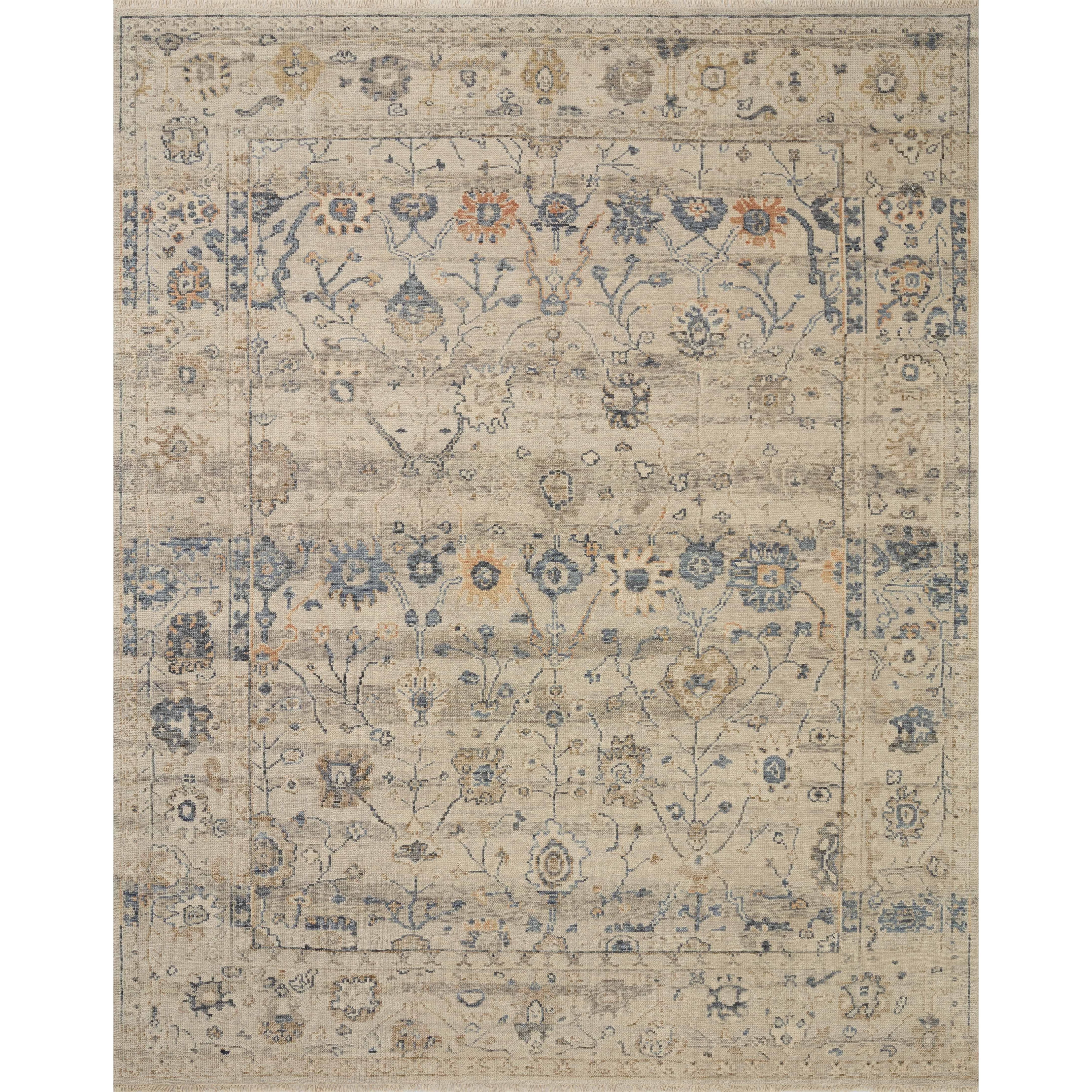 Featuring Dominic Dove / Denim Hand-Knotted Rug by Loloi at Amethyst Home. The hand-knotted Dominic Dove / Denim rug features loose, freeform motifs that give the rug a sense of depth and romance. Dominic’s shade-shifting palette is based on the horizontal lines of varying tones you’d encounter in antique Persian rugs. This GoodWeave certified collection is made of wool and cotton in India, e. Amethyst Home provides interior design, new construction, custom furniture, and rugs for Miami metro area