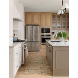 Featuring Dominic Dove / Denim Hand-Knotted Rug by Loloi at Amethyst Home. The hand-knotted Dominic Dove / Denim rug features loose, freeform motifs that give the rug a sense of depth and romance. Dominic’s shade-shifting palette is based on the horizontal lines of varying tones you’d encounter in antique Persian rugs. This GoodWeave certified collection .  Amethyst Home provides interior design, new home construction design consulting, vintage area rugs, and lighting in the Des Moines metro area.