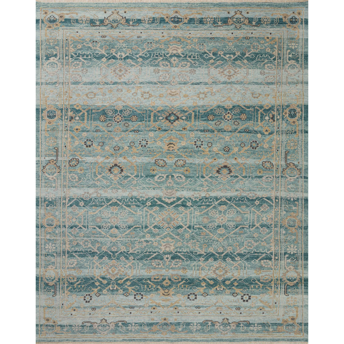 Dominic Sky / Natural Hand-Knotted Rug