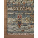 Featuring Dominic Slate / Multi Hand-Knotted Rug by Loloi at Amethyst Home. The hand-knotted Dominic Collection features loose, freeform motifs that give the rug a sense of depth and romance. Dominic’s shade-shifting palette is based on the horizontal lines of varying tones you’d encounter in antique Persian rugs. This GoodWeave certified collection is made of wool and cotton in India, . Amethyst Home provides interior design, new construction, custom furniture, and rugs for Los Angeles metro area