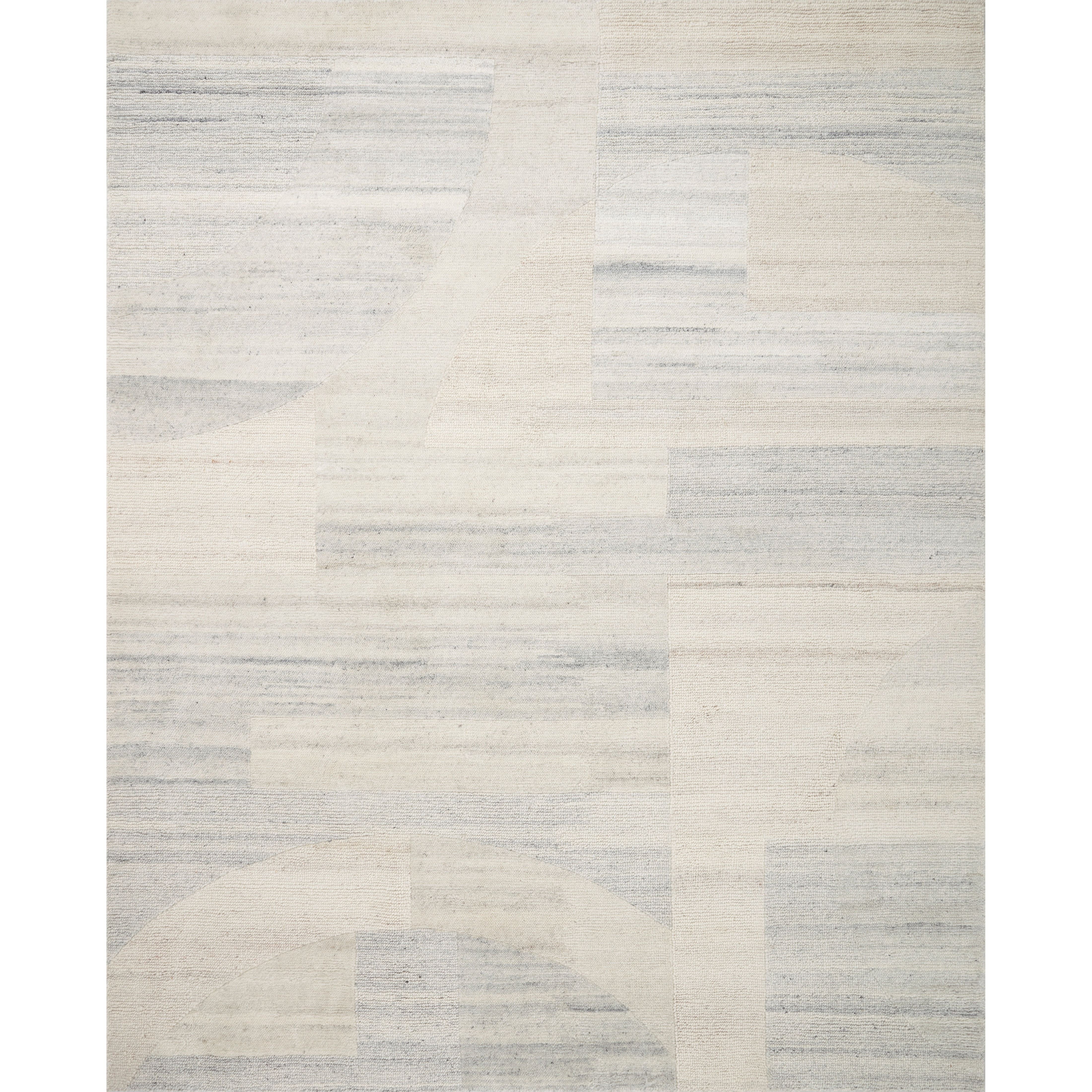 Featuring Elodie Natural / Mist Hand-Knotted Rug by Loloi at Amethyst Home. The hand-knotted Elodie Natural / Mist rug collection uses space-dyed yarns to create dynamic variability in a range of heathered neutrals with a tone-on-tone design. Elodie is also uniquely textured and soft, made of New Zealand wool and nylon blended yarns. A luxurious area rug . Amethyst Home provides interior design, new home construction design consulting, vintage area rugs, and lighting in the Kansas City metro area.