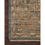 Featuring Heirloom Blue / Beige Hand-Knotted Rug by Loloi at Amethyst Home. Bring a touch of antiqued beauty into your home with our Heirloom collection. This wool and cotton collection tastefully honor the art of hand knotted rugs from India. Heirloom evokes a sense of unique sophistication with its traditional Serapi rug color palettes and vintage designs.                 Hand Knotted82% W. Amethyst Home provides interior design, new construction, custom furniture, and rugs for Austin metro area