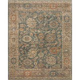 Featuring Heirloom Blue / Beige Hand-Knotted Rug by Loloi at Amethyst Home. Bring a touch of antiqued beauty into your home with our Heirloom collection. This wool and cotton collection tastefully honor the art of hand knotted rugs from India. Heirloom evokes a sense of unique sophistication with its traditional Serapi rug color palettes and vintage designs.                 Hand Knotted82% W. Amethyst Home provides interior design, new construction, custom furniture, and rugs for Dallas metro area