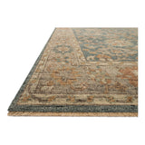 Featuring Heirloom Blue / Beige Hand-Knotted Rug by Loloi at Amethyst Home. Bring a touch of antiqued beauty into your home with our Heirloom collection. This wool and cotton collection tastefully honor the art of hand knotted rugs from India. Heirloom evokes a sense of unique sophistication with its traditional Serapi rug color palettes and vintage designs.                 Hand Knotted82% Wo. Amethyst Home provides interior design, new construction, custom furniture, and rugs for Miami metro area