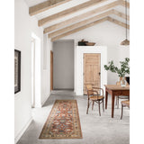 Featuring Heirloom Brick / Sand Hand-Knotted Rug by Loloi at Amethyst Home. Bring a touch of antiqued beauty into your home with our Heirloom collection. This wool and cotton collection tastefully honor the art of hand knotted rugs from India. Heirloom evokes a sense of unique sophistication with its traditional Serapi rug color palettes and vintage designs.                 Hand Knotted8. Amethyst Home provides interior design, new construction, custom furniture, and rugs for Scottsdale metro area