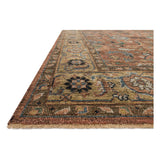 Featuring Heirloom Brick / Sand Hand-Knotted Rug by Loloi at Amethyst Home. Bring a touch of antiqued beauty into your home with our Heirloom collection. This wool and cotton collection tastefully honor the art of hand knotted rugs from India. Heirloom evokes a sense of unique sophistication with its traditional Serapi rug color palettes and vintage designs.                 Hand Knotted8. Amethyst Home provides interior design, new construction, custom furniture, and rugs for Washington metro area