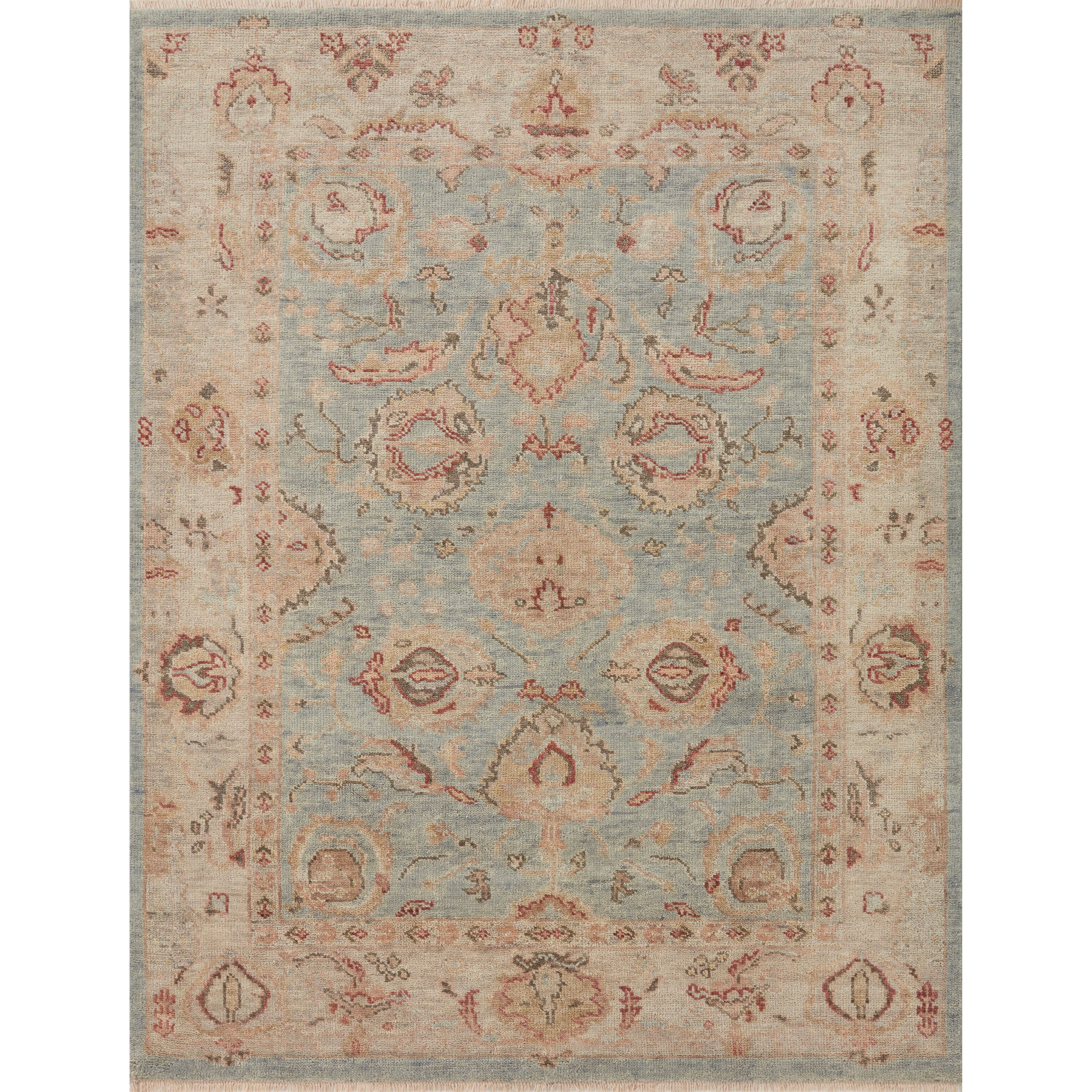 Featuring Helena Light Blue / Beige Hand-Knotted Rug by Loloi at Amethyst Home. The Helena Light Blue / Beige rug from Loloi is hand-knotted, refined, yet versatile for any home. The Helena rug combines weathered tones and worldly patterns for a beautiful grounding element in any room.
This rug features:- Beautiful vintage look and patina- Soft and cozy pile- Easy to clean an. Amethyst Home provides interior design, new construction, custom furniture, and rugs for the Omaha and Lincoln metro area.