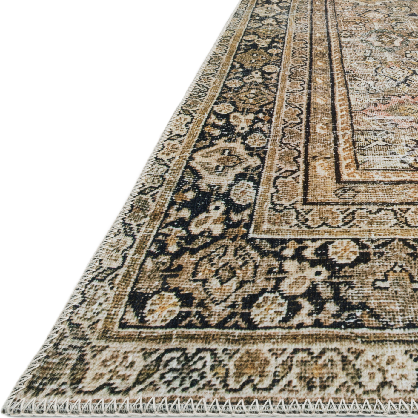 Featuring Layla Olive/Charcoal Rug by Loloi at Amethyst Home. The Layla Olive/Charcoal area rug from Loloi captures the spirit of an old-world rug. This will be the perfect for your home as this rug is:
Perfect for families with kids and pets
Very easy to clean and maintain
Comes in big area rug sizes and as cute kitchen and hallway runners
Looks gorgeous with the intricate patter. Amethyst Home provides interior design, new construction, custom furniture, and rugs for the Kansas City metro area.