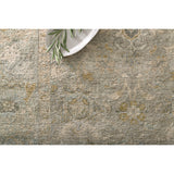 Featuring Legacy Ash/Lagoon Hand-Knotted Rug by Loloi at Amethyst Home. The Legacy Ash/Lagoon rug from Loloi is hand-knotted, refined, yet versatile for any home. The Legacy rug is deliberately distressed and sheared down to an extra low pile of 100% wool, creating a patina usually only imparted through decades of wear.
This rug features:- Beautiful vintage look and. Amethyst Home provides interior design, new construction, custom furniture, and rugs for the Austin, Houston, and Dallas metro area.